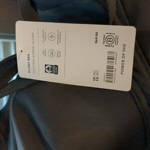 Athleta glory sports bra nwt 38D black